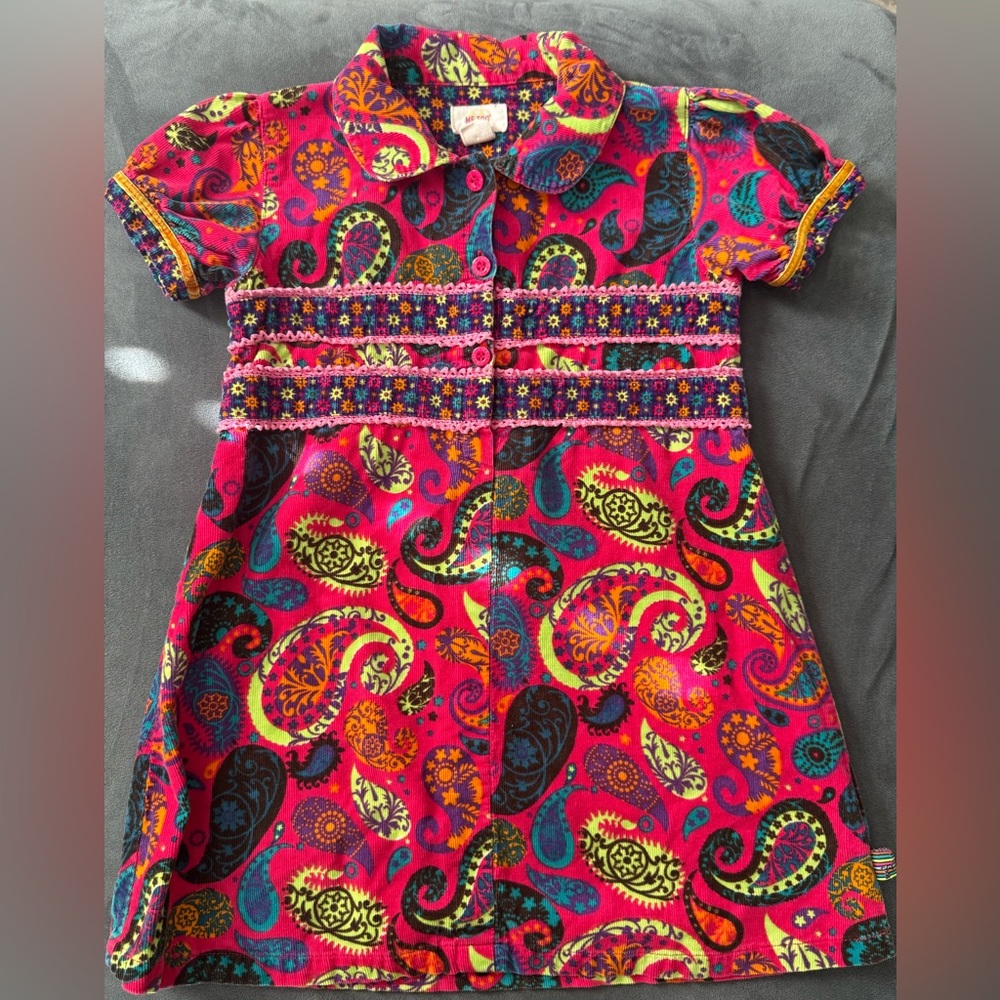 Me Too Vibrant Paisley Kids Dress